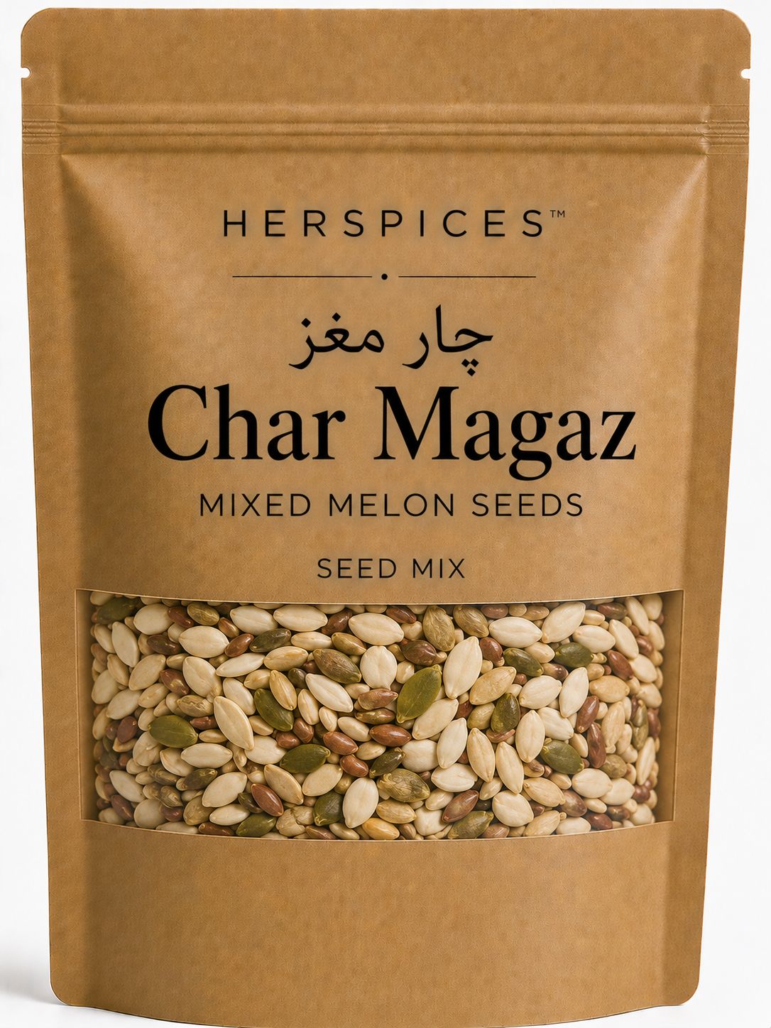 HERSPICES Char Magaz traditional four seed blend in kraft pouch