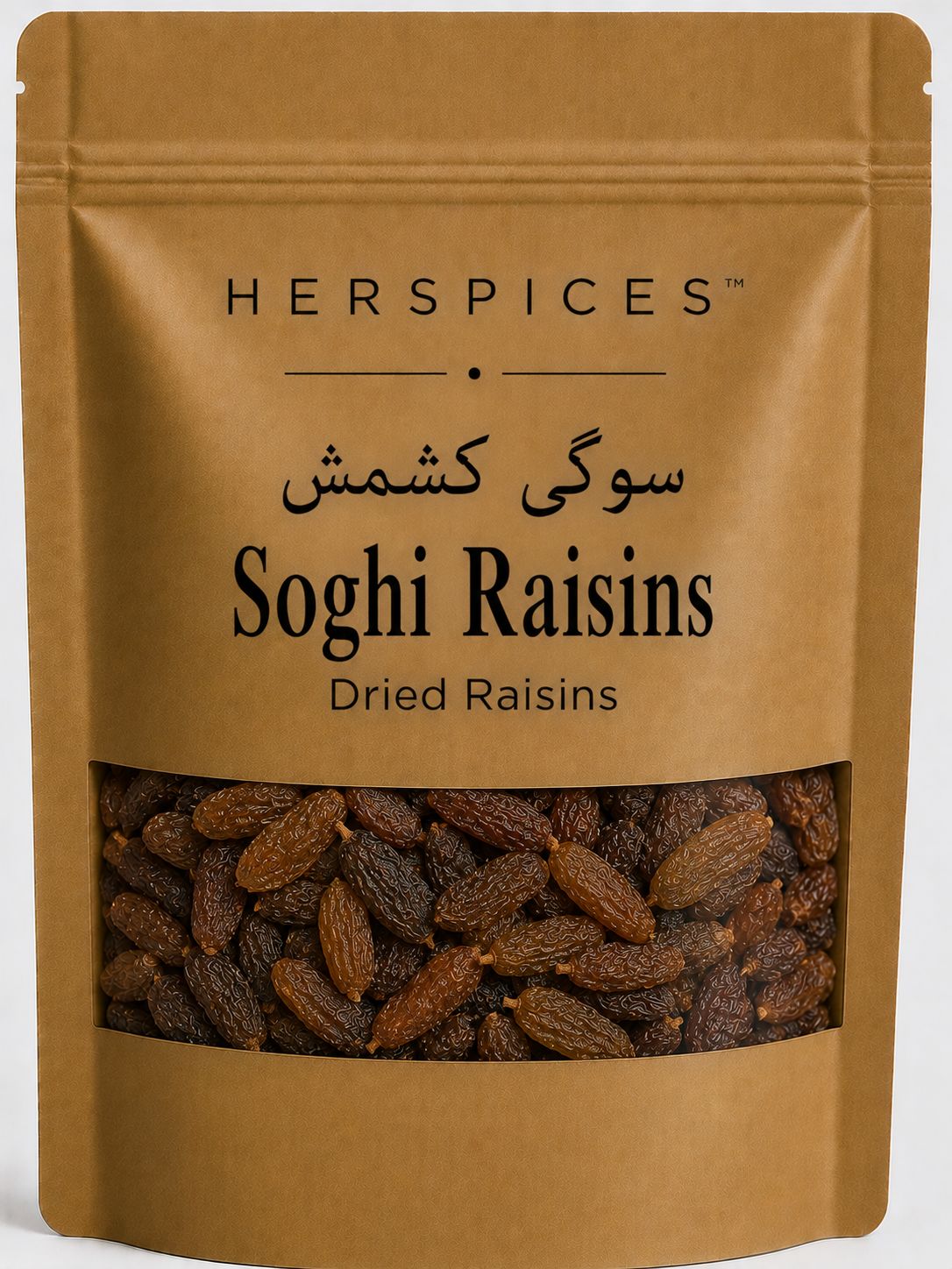 HERSPICES Soghi Raisins premium dried raisins in kraft pouch