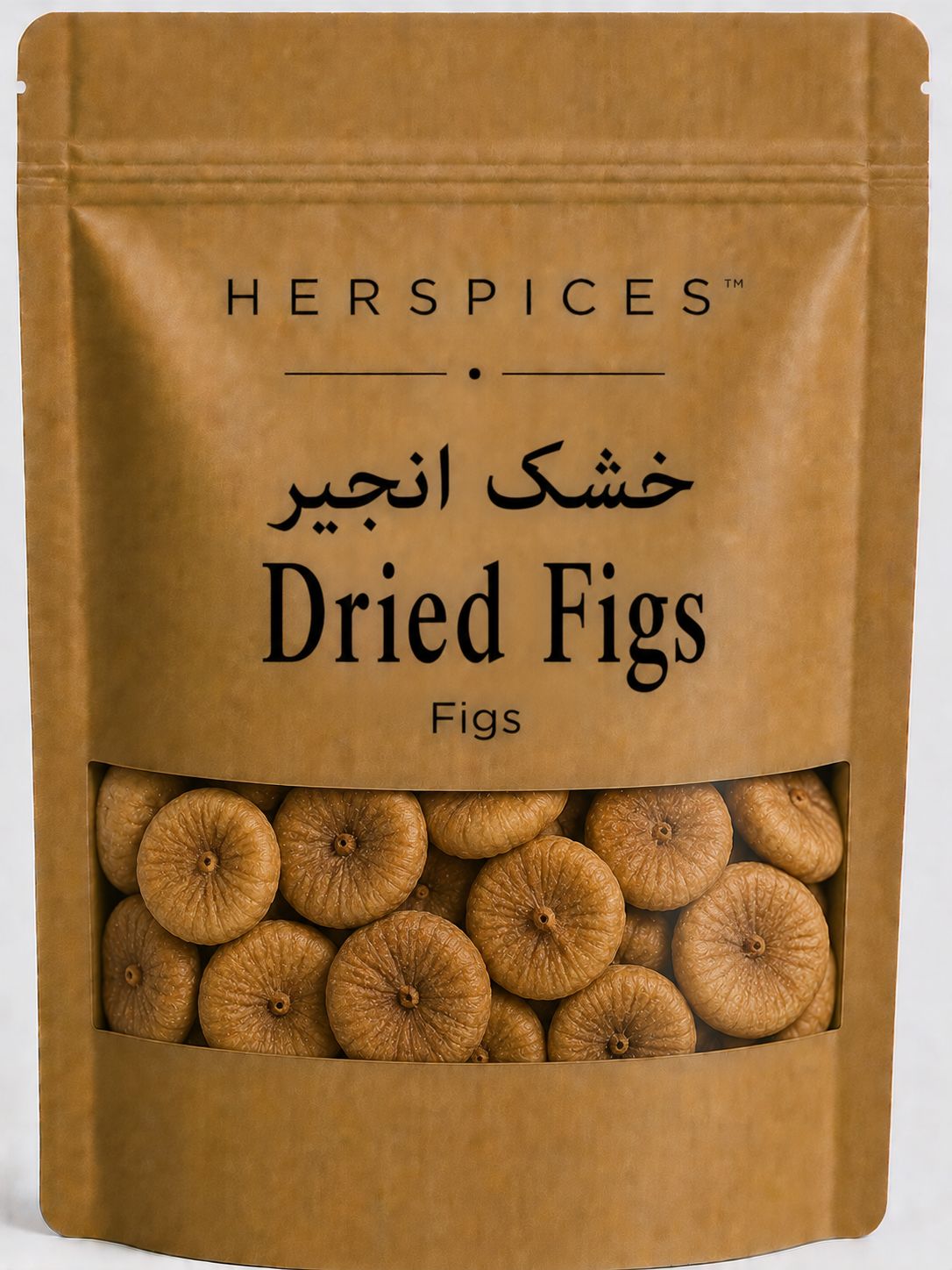HERSPICES Dried Figs premium Anjeer dried figs in kraft pouch