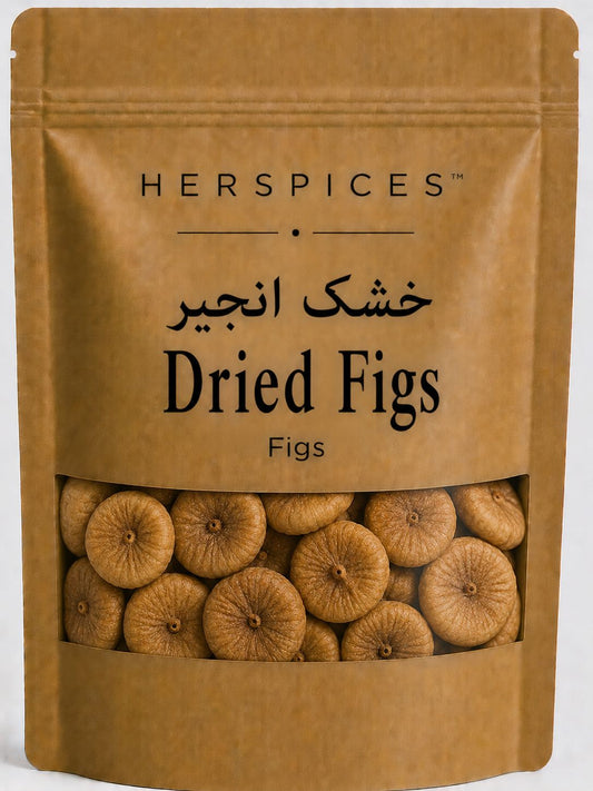 HERSPICES Dried Figs premium Anjeer dried figs in kraft pouch